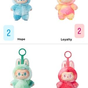 Labubu Big Into Energy Plush Key Holder Set